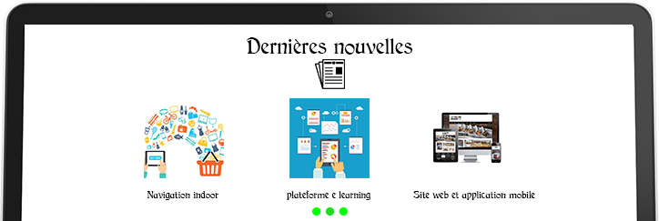 Navigatin indoor, platforme e-learning et des sites web